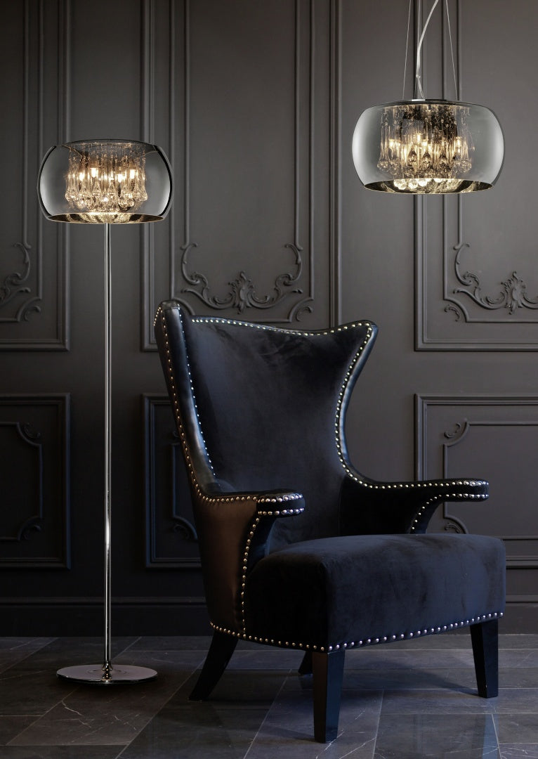 VAPORE | Pendant | Chrome | Glass