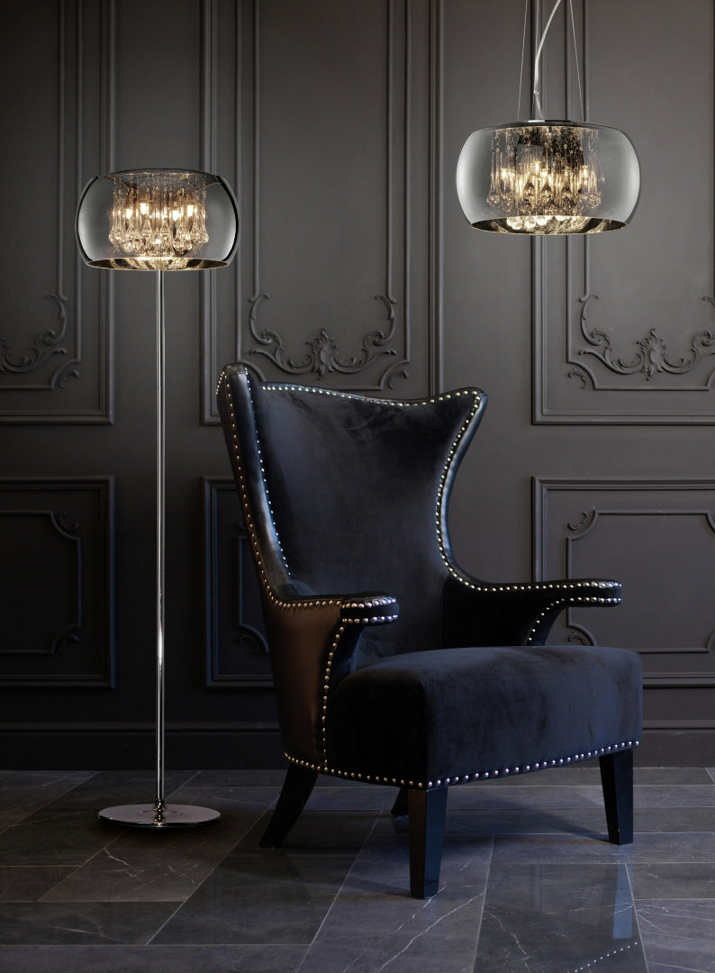 VAPORE | Pendant | Chrome | Glass
