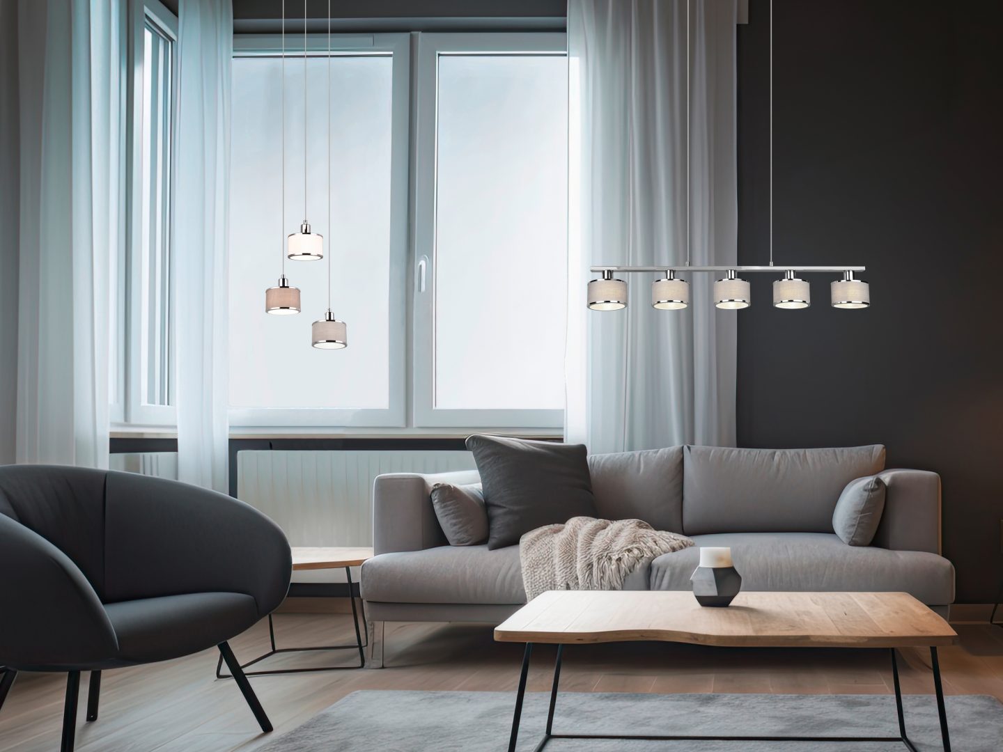KAPRUN | Pendant | Chrome | Metal
