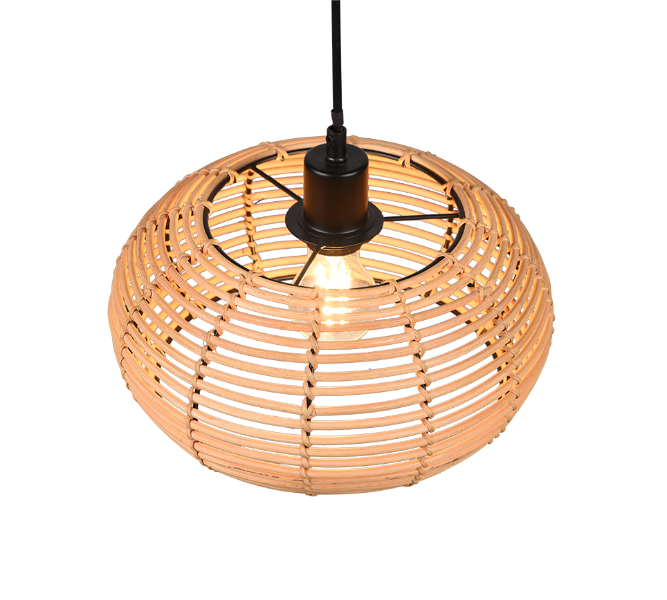 INGA | Pendant | Natural finish | Rattan meshwork
