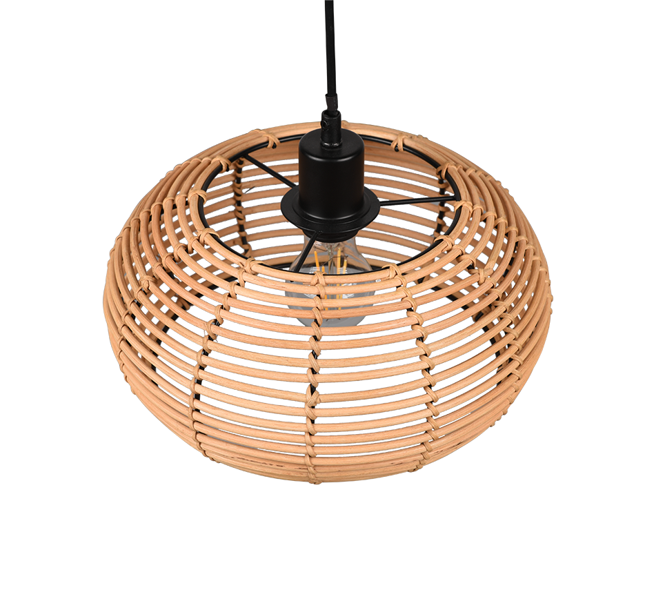 INGA | Pendant | Natural finish | Rattan meshwork