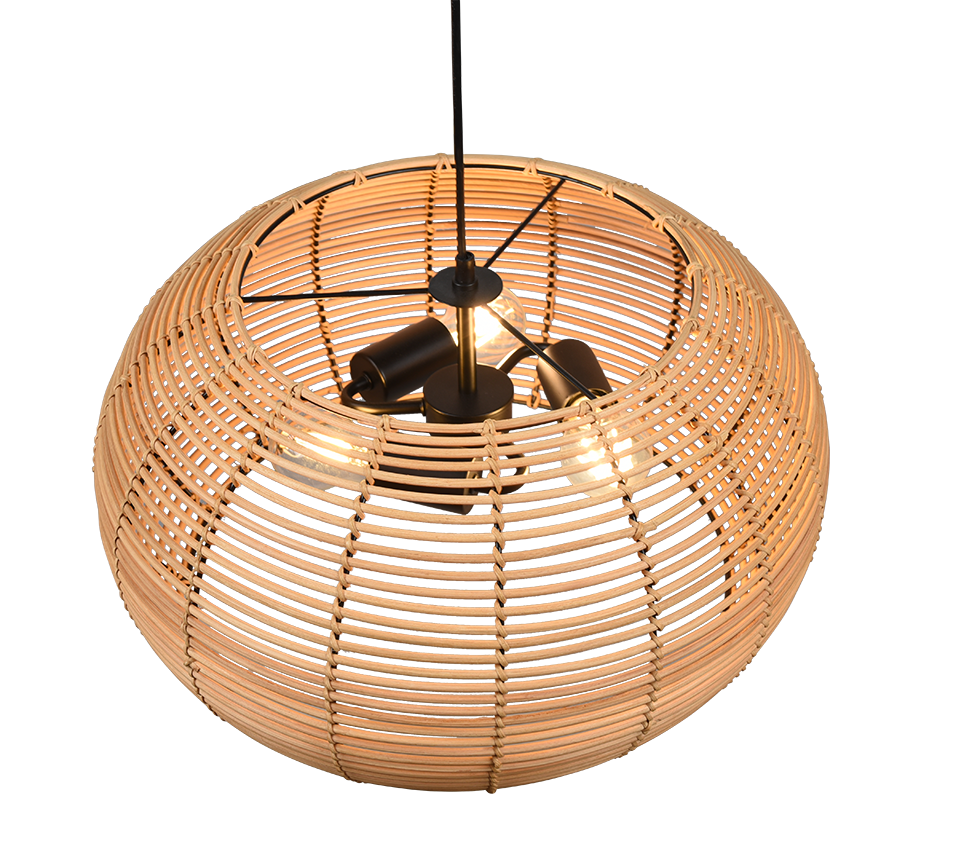 INGA | Pendant | Natural finish | Rattan meshwork