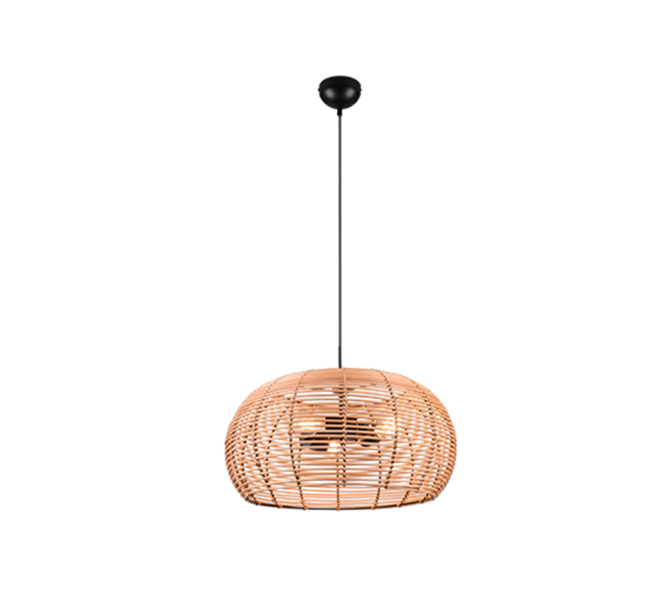 INGA | Pendant | Natural finish | Rattan meshwork