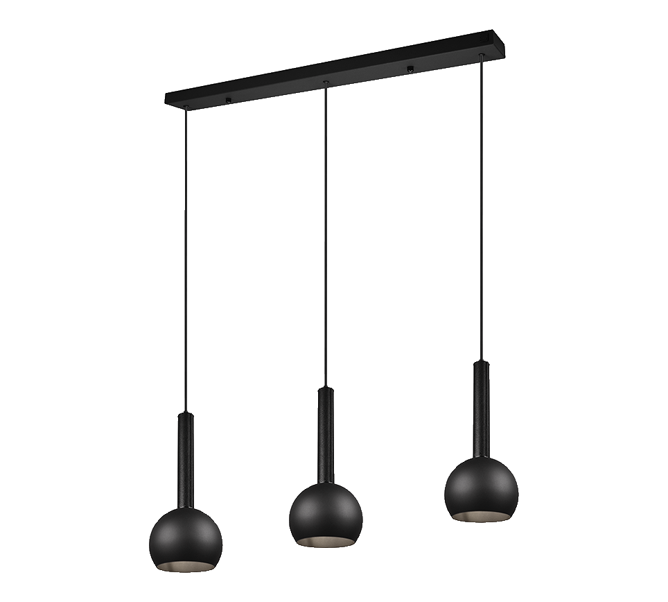 CILIANA | Pendant | Black mat | Metal