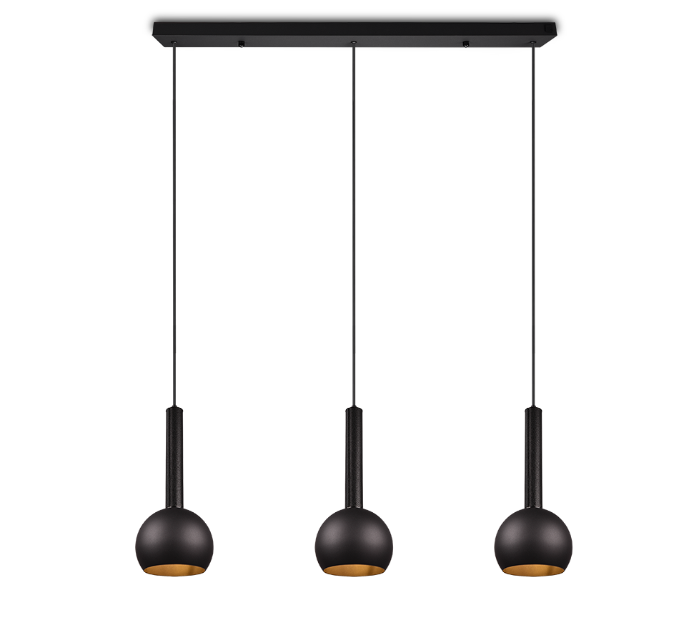 CILIANA | Pendant | Black mat | Metal