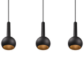 CILIANA | Pendant | Black mat | Metal
