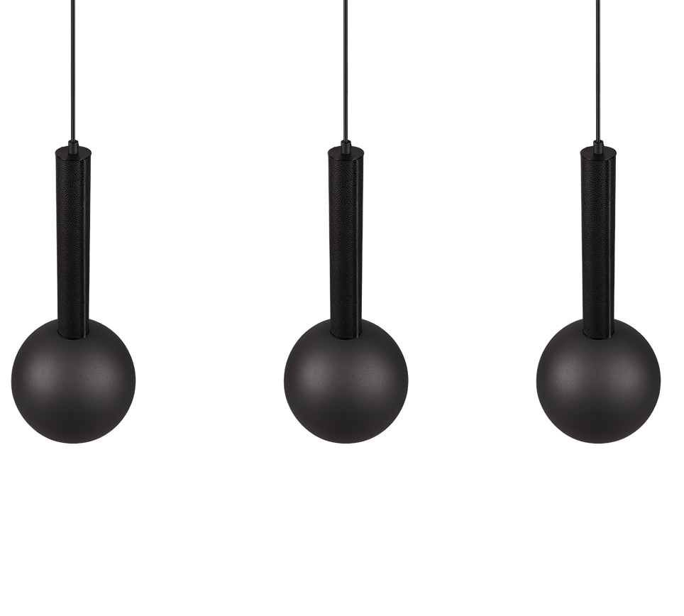 CILIANA | Pendant | Black mat | Metal