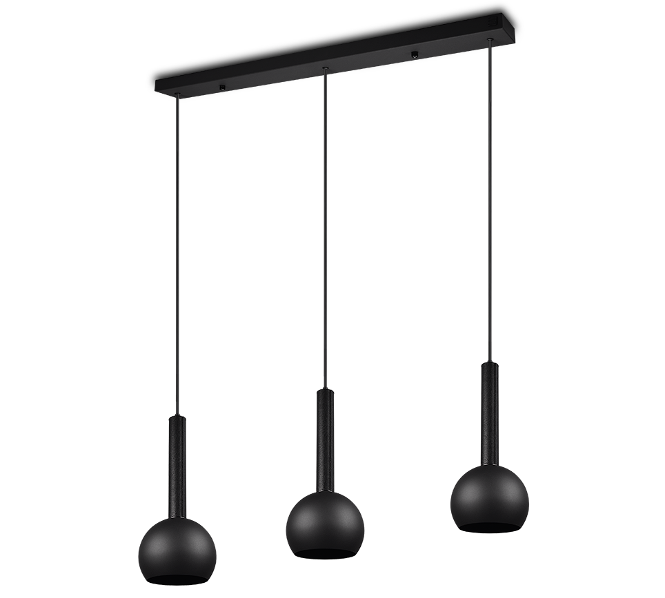 CILIANA | Pendant | Black mat | Metal
