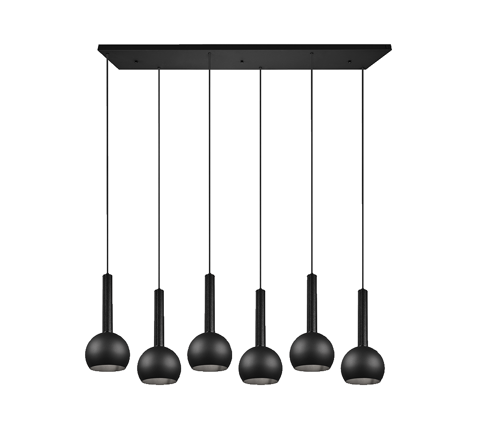 CILIANA | Pendant | Black mat | Metal