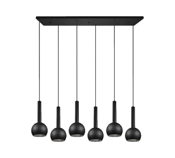 CILIANA | Pendant | Black mat | Metal