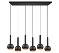 CILIANA | Pendant | Black mat | Metal