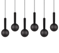 CILIANA | Pendant | Black mat | Metal