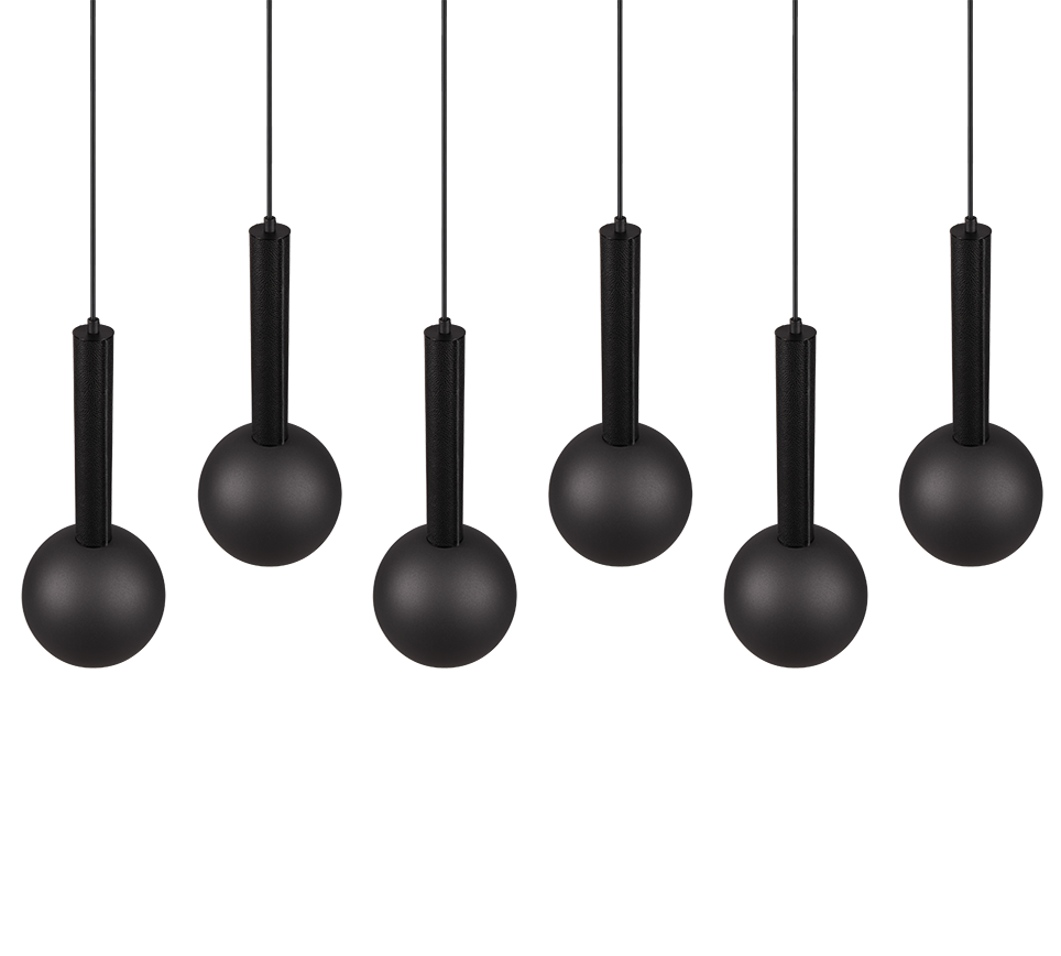 CILIANA | Pendant | Black mat | Metal
