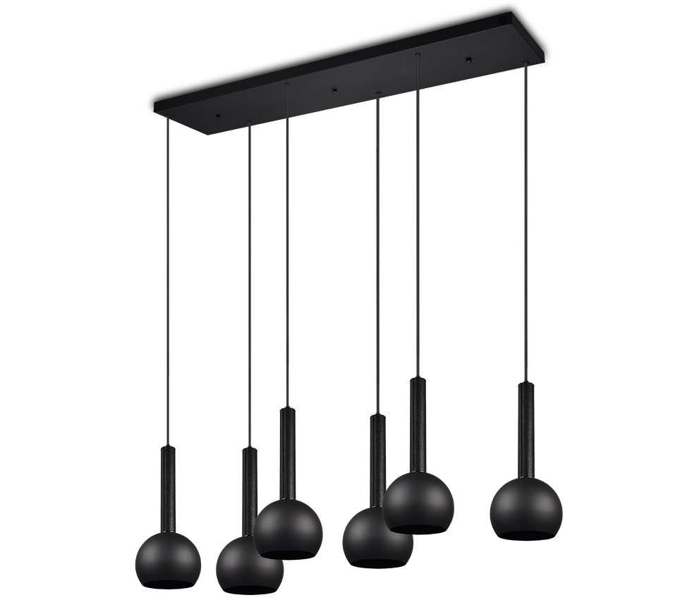 CILIANA | Pendant | Black mat | Metal