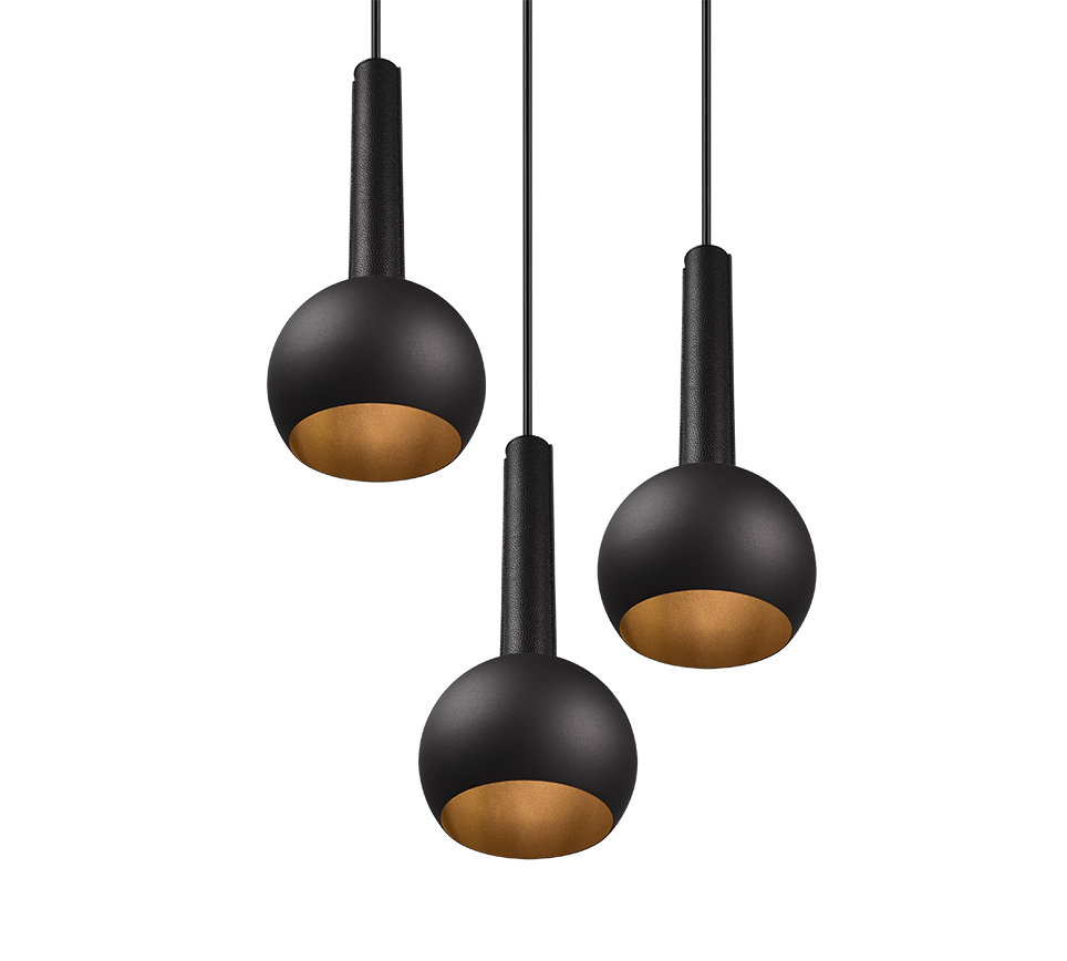 CILIANA | Pendant | Black mat | Metal