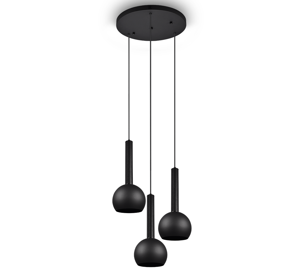 CILIANA | Pendant | Black mat | Metal