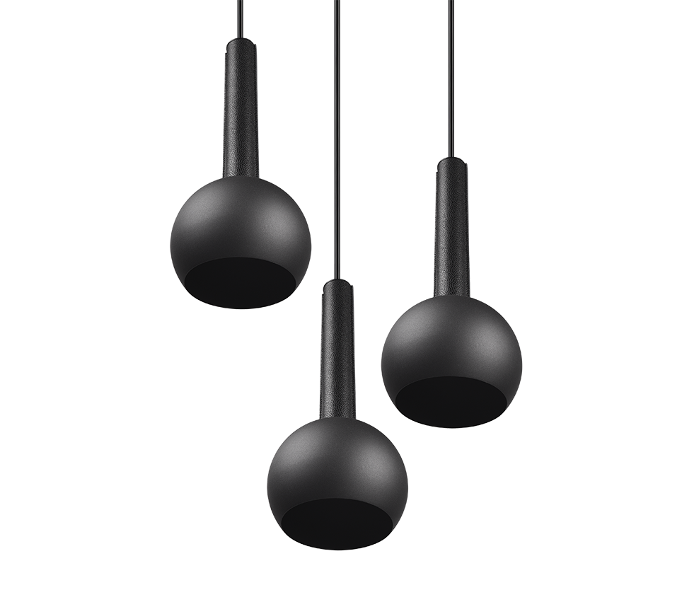 CILIANA | Pendant | Black mat | Metal