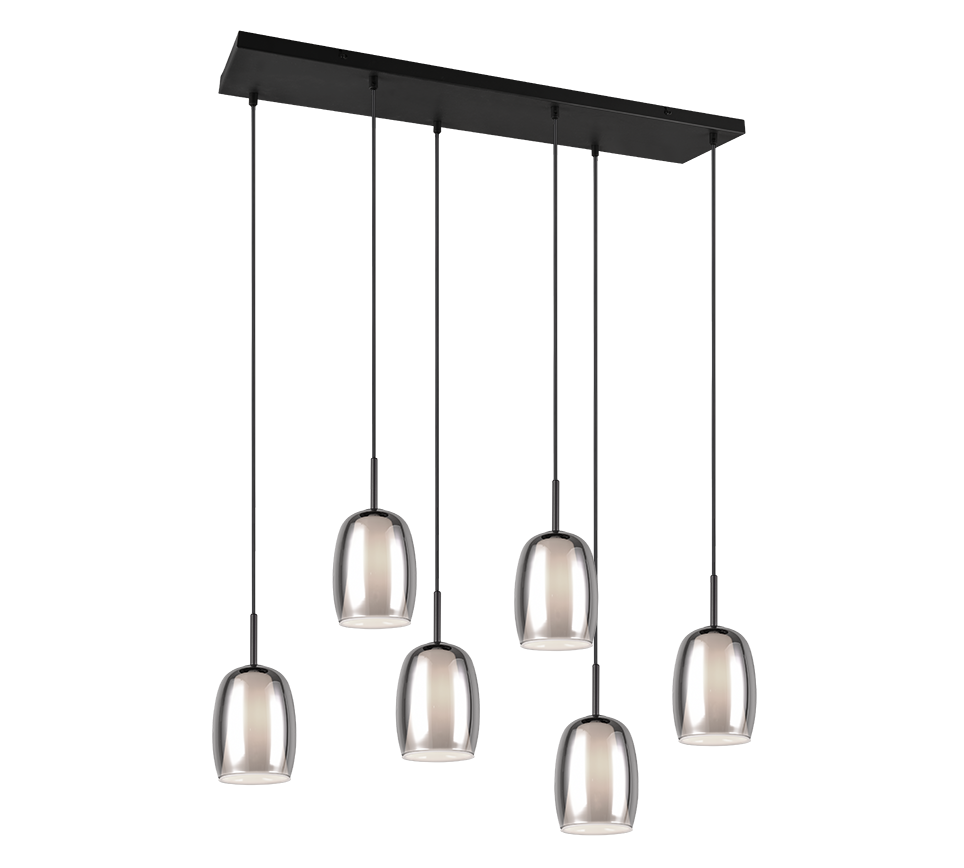 BARRET | Pendant | Black mat | Metal