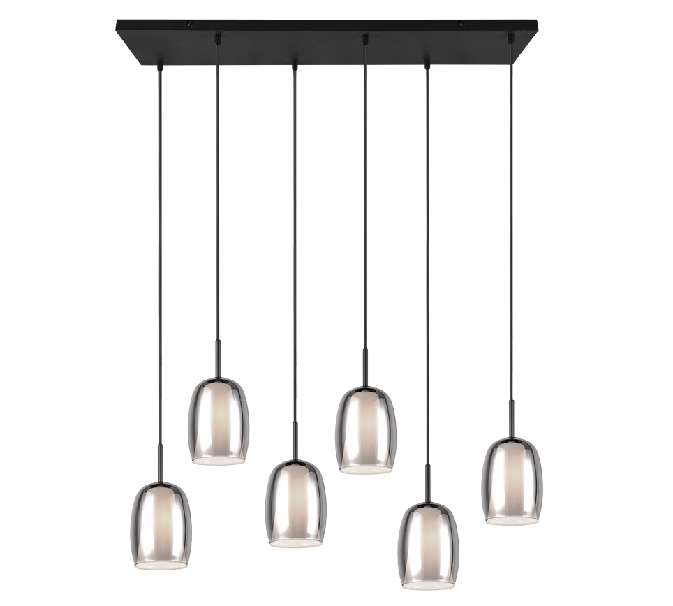 BARRET | Pendant | Black mat | Metal