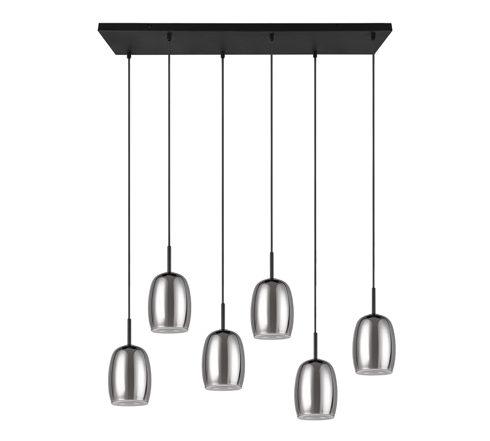 BARRET | Pendant | Black mat | Metal