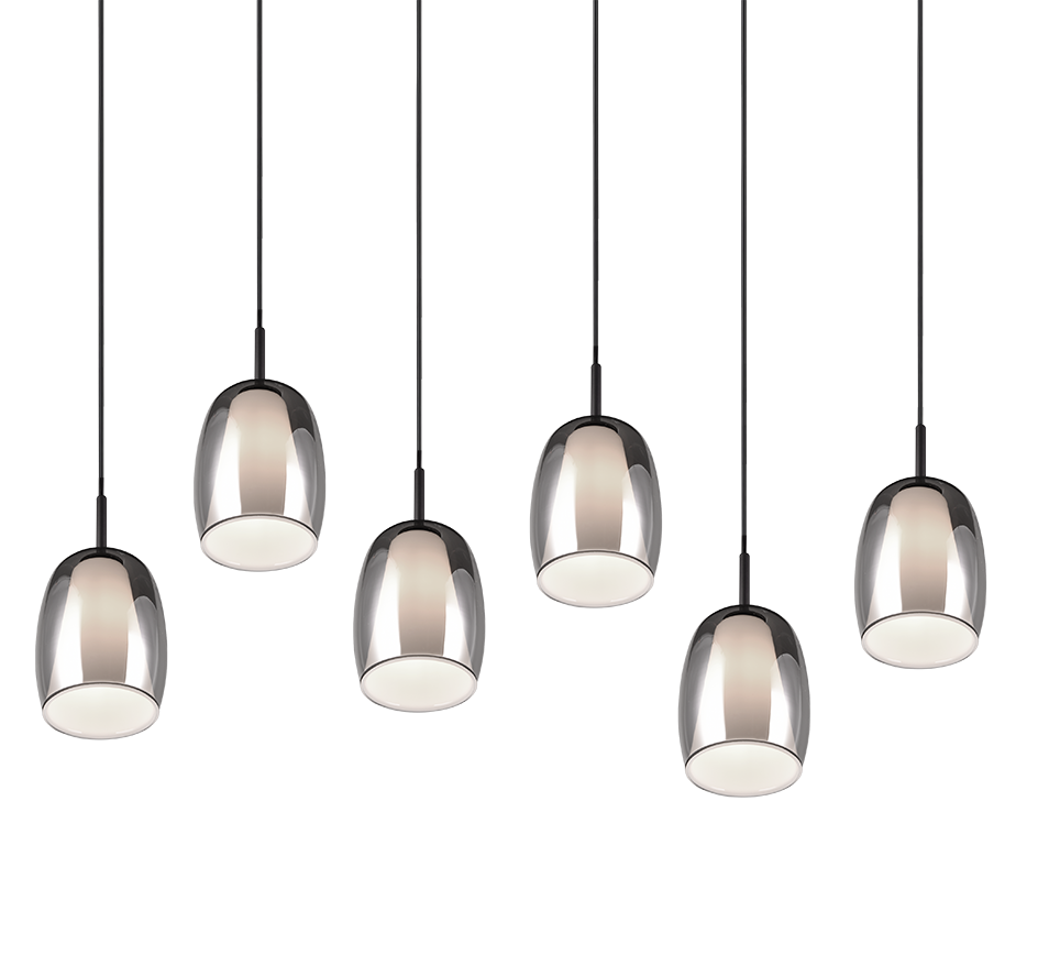 BARRET | Pendant | Black mat | Metal