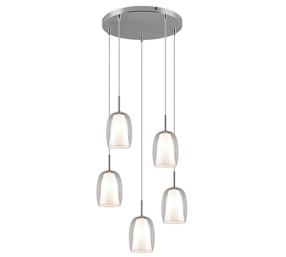 BARRET | Pendant | Chrome | Metal