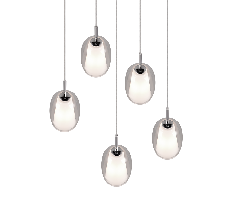 BARRET | Pendant | Chrome | Metal