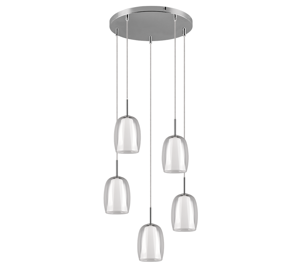 BARRET | Pendant | Chrome | Metal