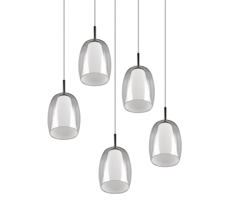 BARRET | Pendant | Chrome | Metal