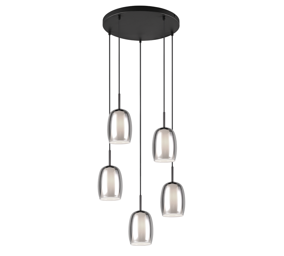BARRET | Pendant | Black mat | Metal