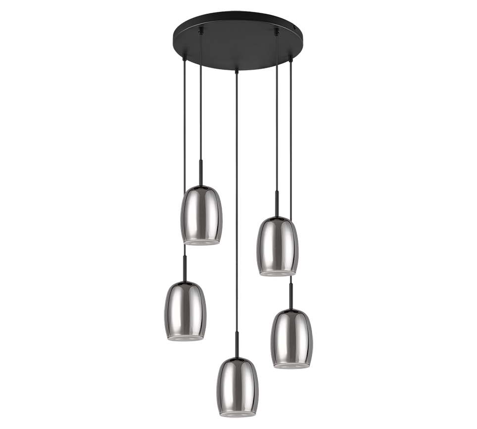 BARRET | Pendant | Black mat | Metal