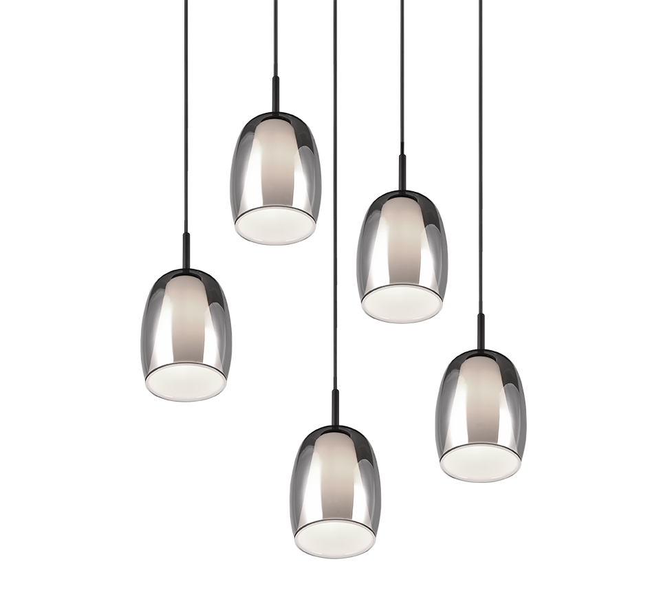 BARRET | Pendant | Black mat | Metal