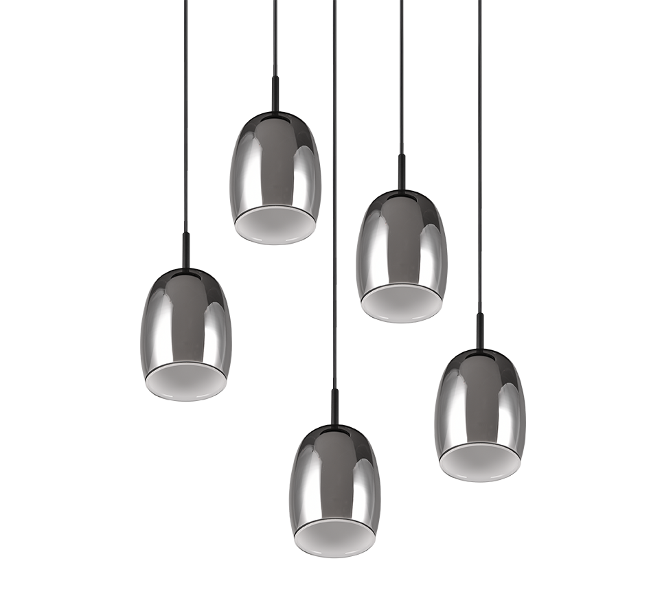 BARRET | Pendant | Black mat | Metal