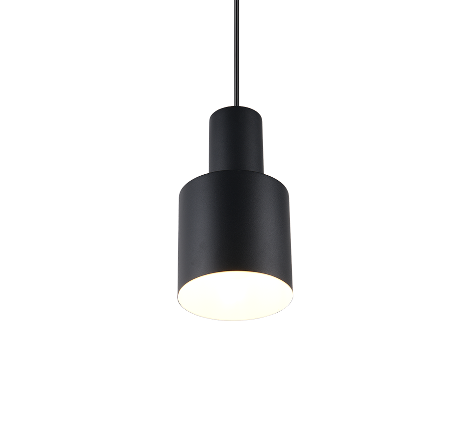 AGUDO | Pendant | Black mat | Metal
