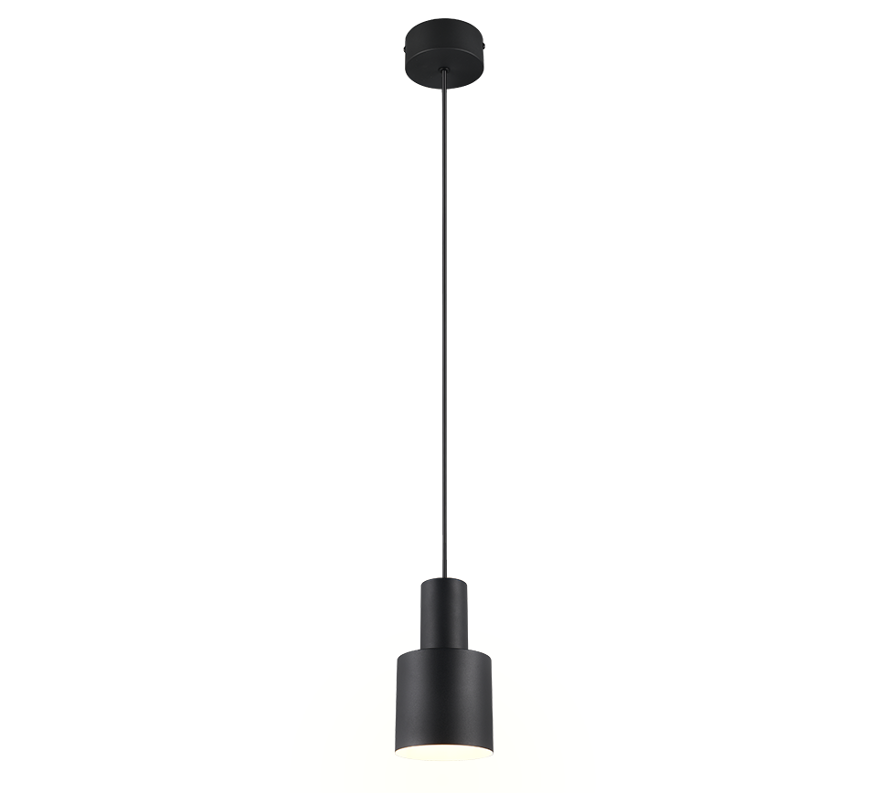 AGUDO | Pendant | Black mat | Metal
