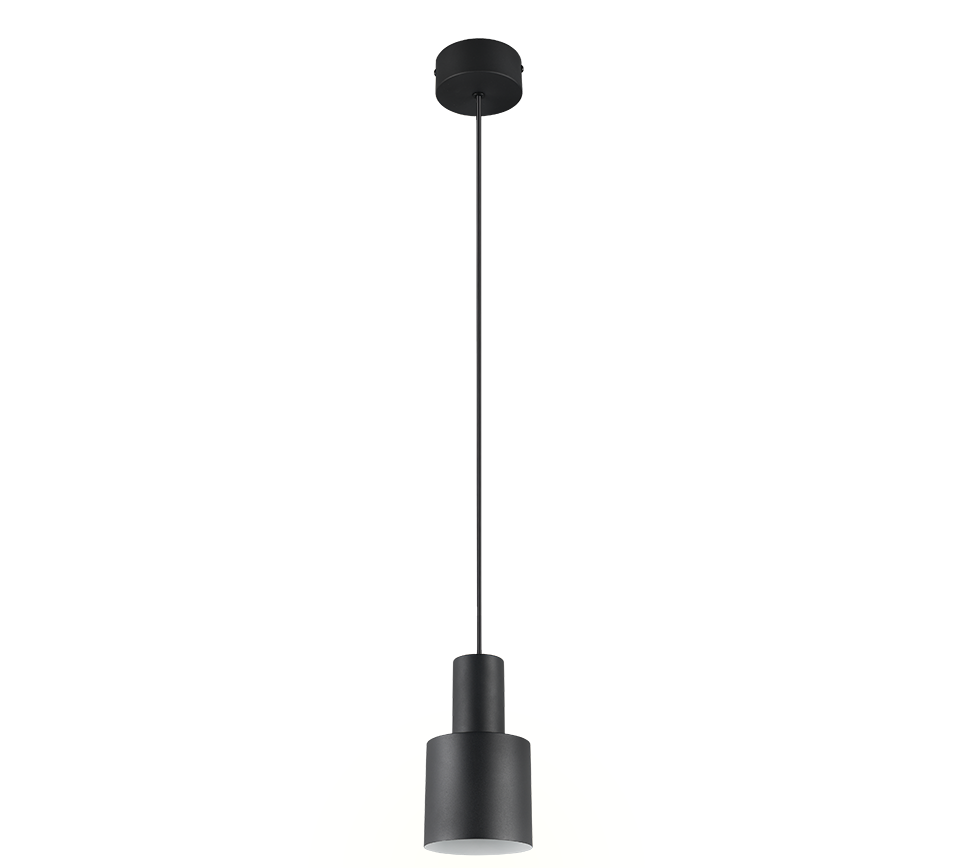 AGUDO | Pendant | Black mat | Metal