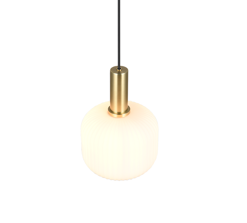 DIVA | Pendant | Brass mat | Metal