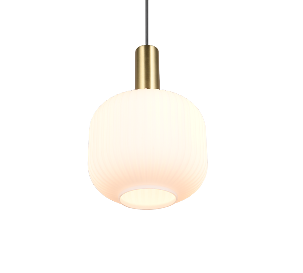 DIVA | Pendant | Brass mat | Metal