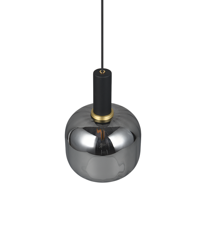 DIVA | Pendant | Black mat | Metal