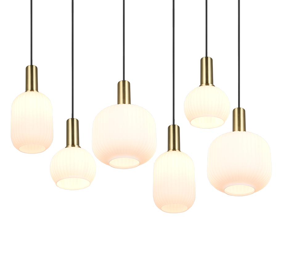 DIVA | Pendant | Brass mat | Metal