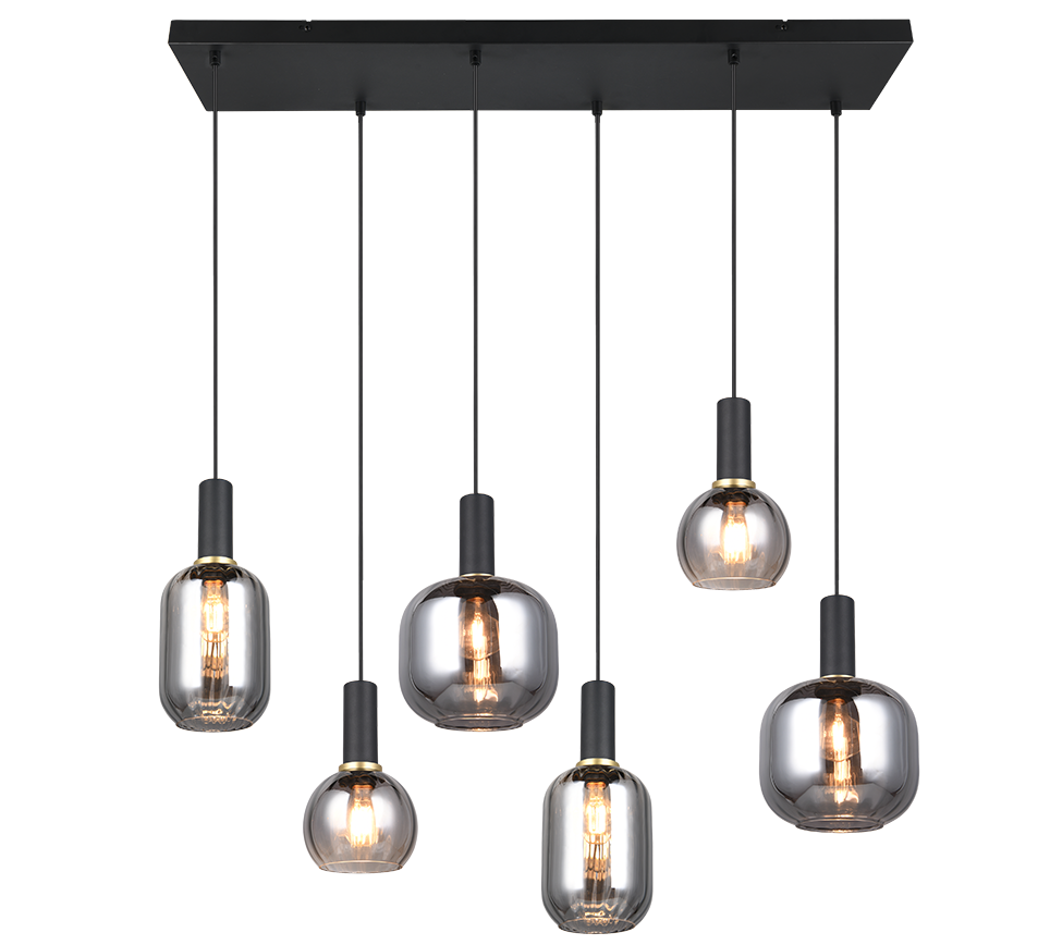 DIVA | Pendant | Black mat | Metal