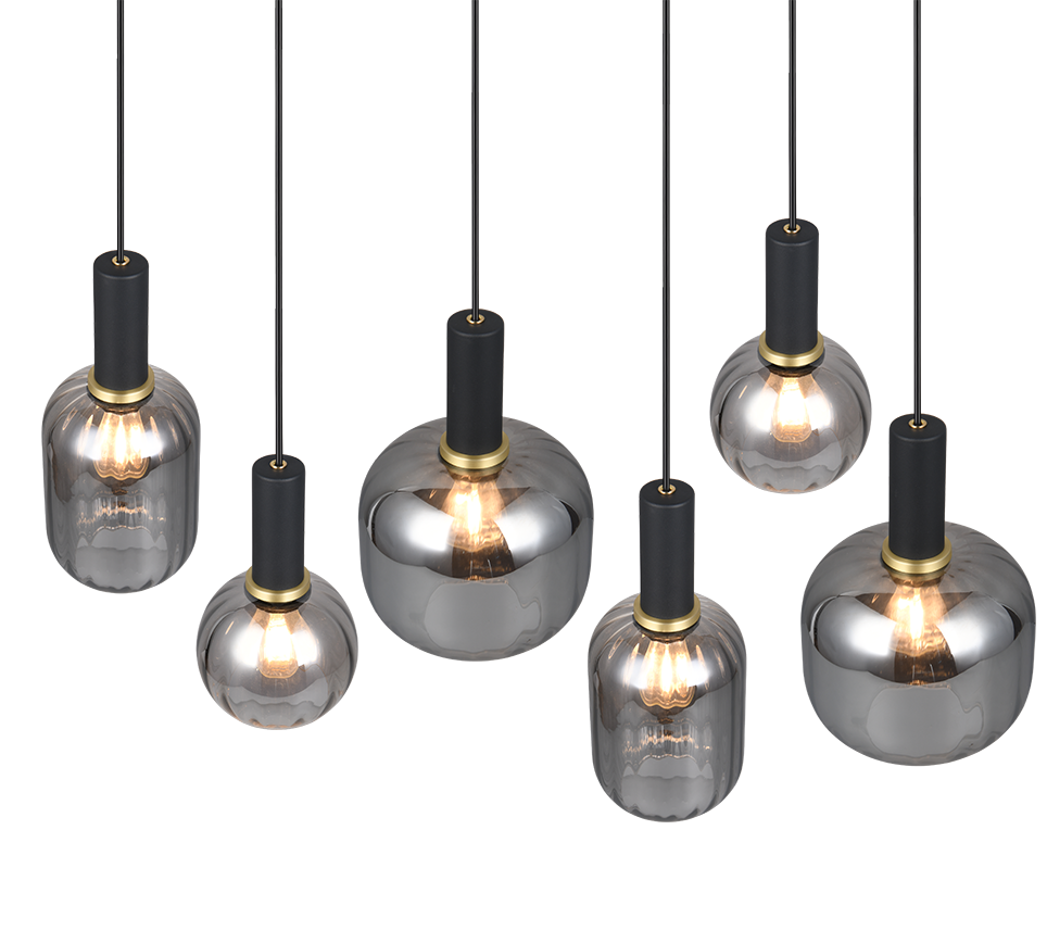 DIVA | Pendant | Black mat | Metal