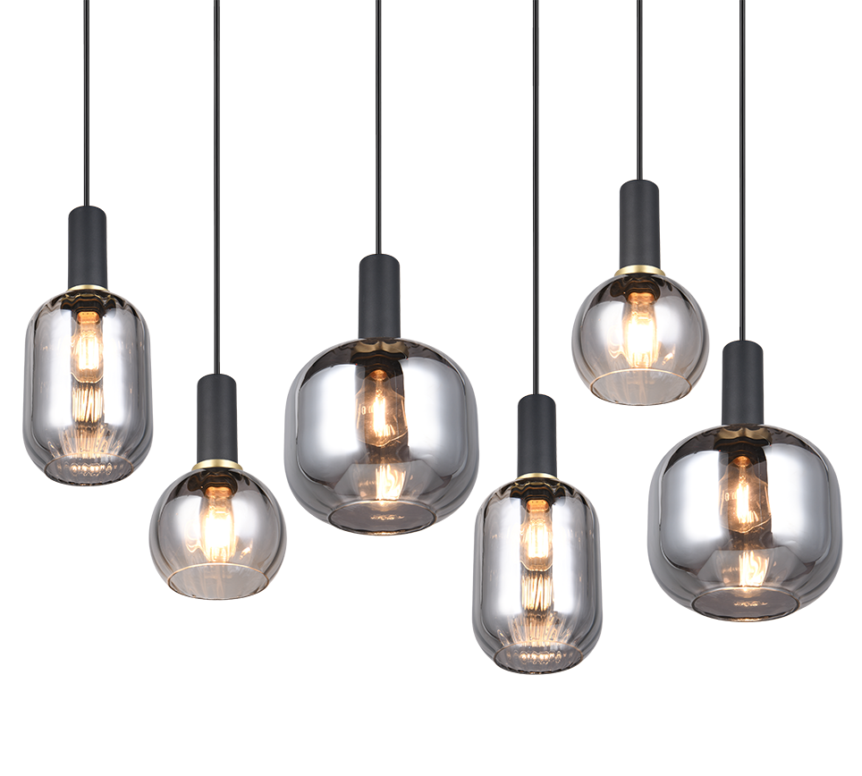DIVA | Pendant | Black mat | Metal