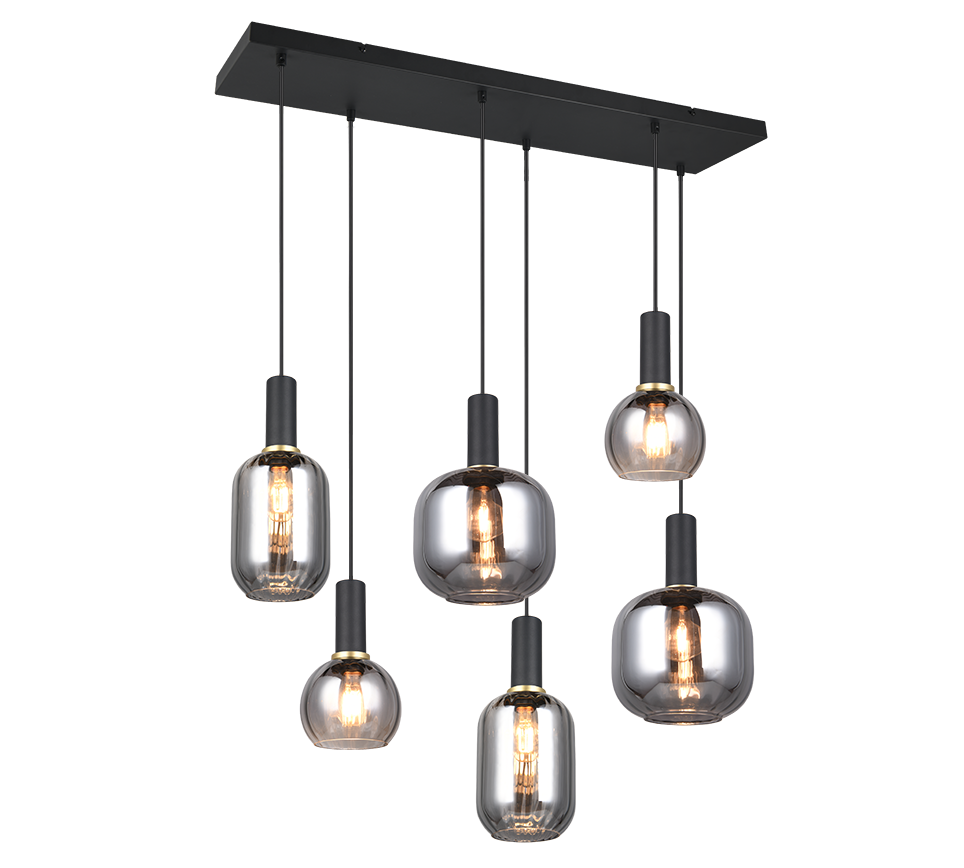 DIVA | Pendant | Black mat | Metal