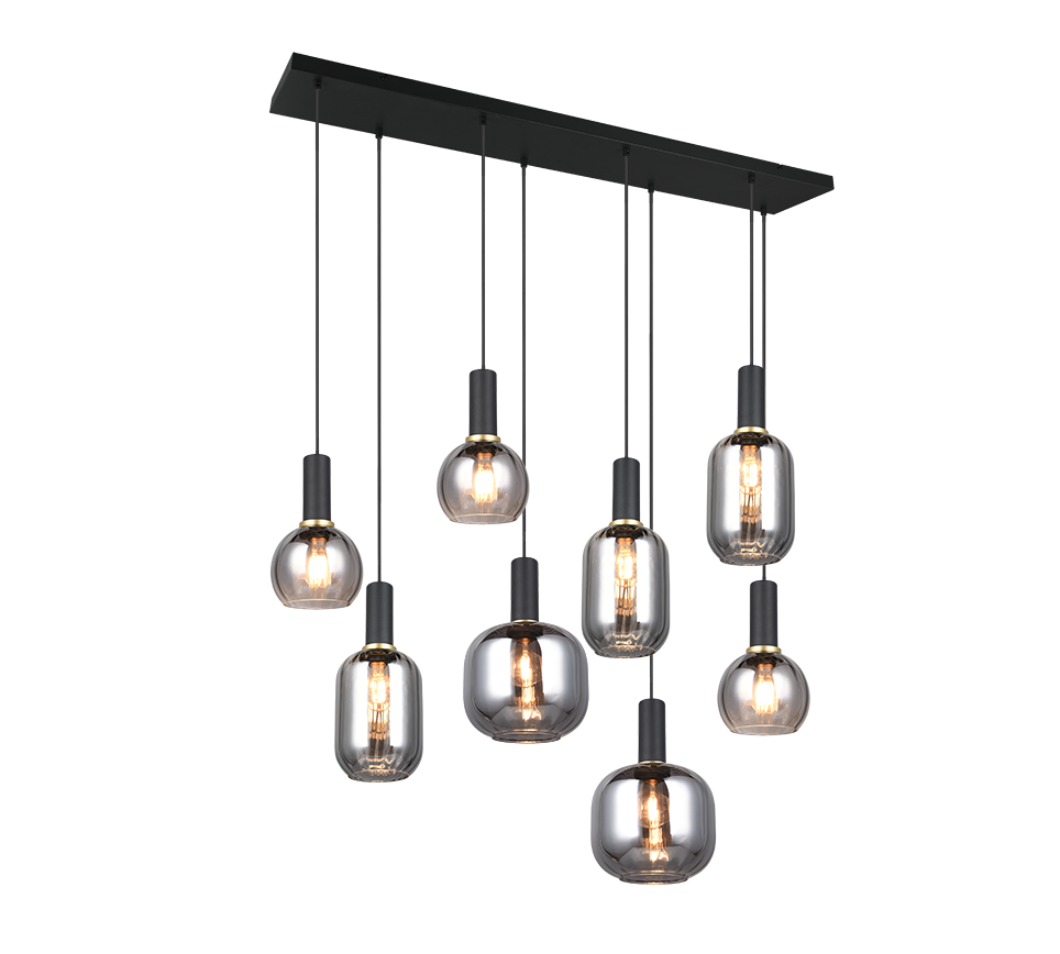 DIVA | Pendant | Black mat | Metal