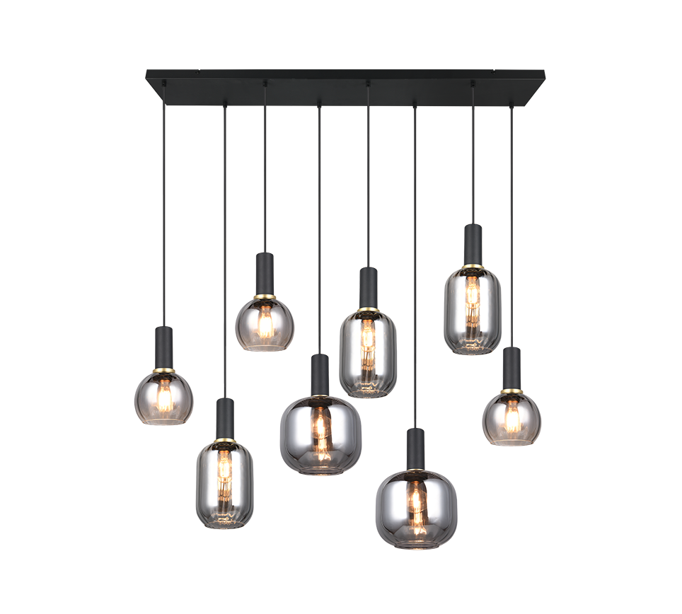 DIVA | Pendant | Black mat | Metal