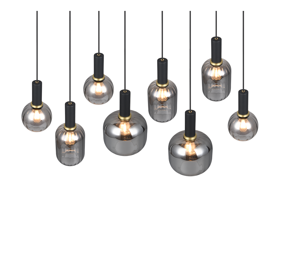 DIVA | Pendant | Black mat | Metal