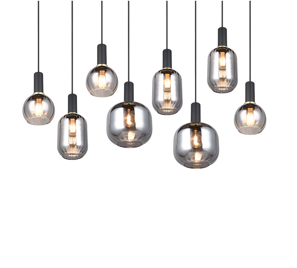 DIVA | Pendant | Black mat | Metal