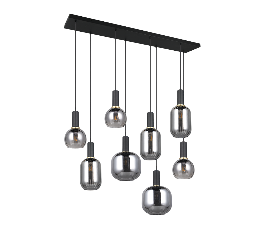 DIVA | Pendant | Black mat | Metal