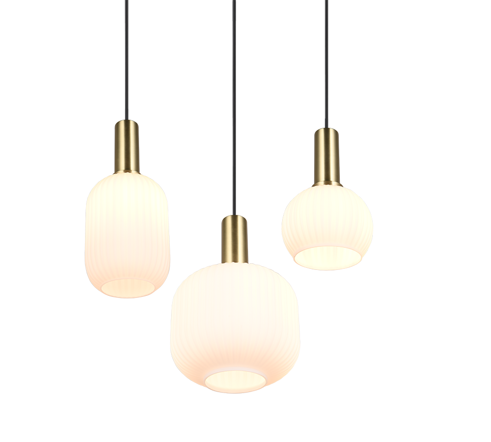 DIVA | Pendant | Brass mat | Metal
